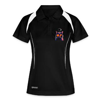 Cat Sunglasses Total Eclipse Cat - Women's Polo breathable - black/white - Front