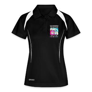 Gender Reveal New Year's Eve New Year New Year - Women's Polo breathable - black/white - Front