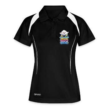 Cloud Jumps Today Even the Cloud Rain Humor - Women's Polo breathable - black/white - Front