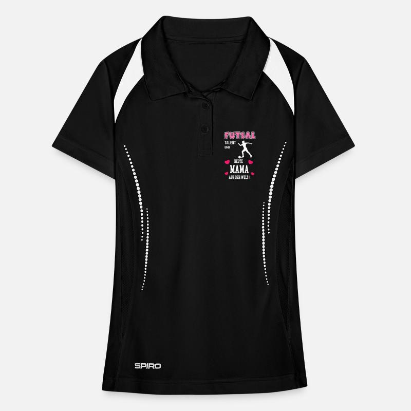 Futsal Beste Mama Mutter Muttertag Geburtstag Frauen Polo atmungsaktiv