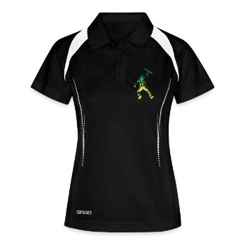 Architect Retro Style - Women's Polo breathable - black/white - Front