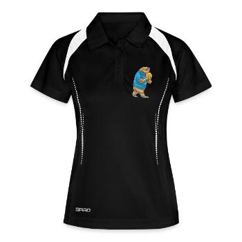 Sloth Bowling Bowling Ball - Women's Polo breathable - black/white - Front