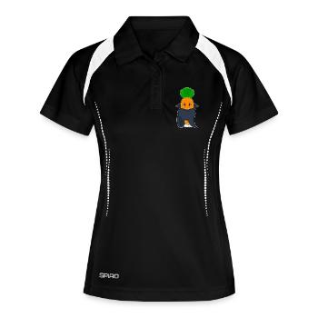 Carrot Halloween Vampire - Women's Polo breathable - black/white - Front