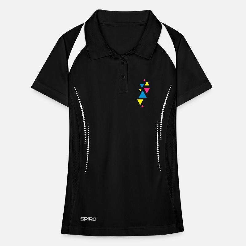 three eckedesign forms hipster Women's Polo breathable