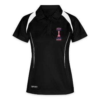 Chess Mother - Women's Polo breathable - black/white - Front