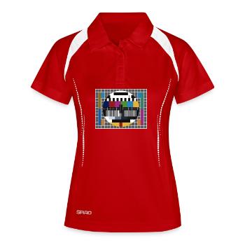 Photo test - La chemise préférée de - Polo respirant Femme - rouge/blanc - Devant