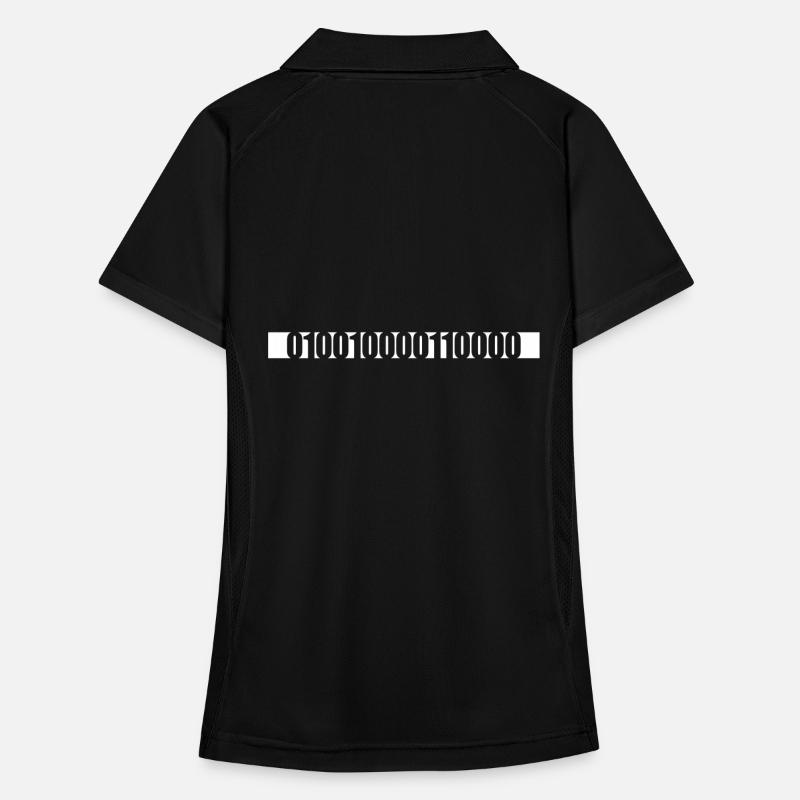 Binary Code Program Language Women's Polo breathable