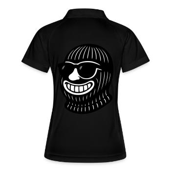 Bandit Gangster Masque de Ski - Polo respirant Femme - noir/blanc - Dos