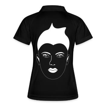 Esmeralda - Women's Polo breathable - black/white - Back