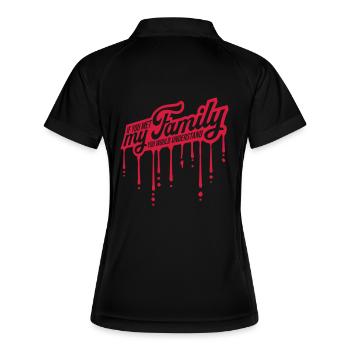 you would understand quote - Women's Polo breathable - black/white - Back