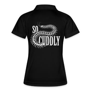 Conception Scolopender - Polo respirant Femme - noir/blanc - Dos