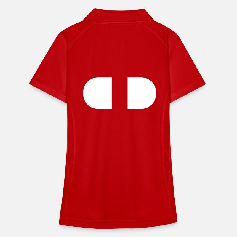 Controller-Split-White Women's Polo breathable