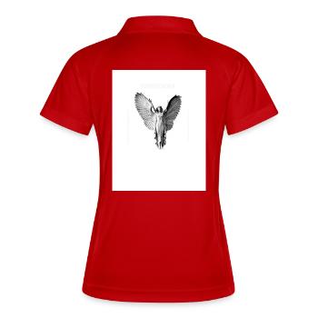 Liberté - Polo respirant Femme - rouge/blanc - Dos