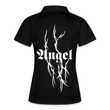 Gothic Thorns Typography - Women's Polo breathable - black/white - Back