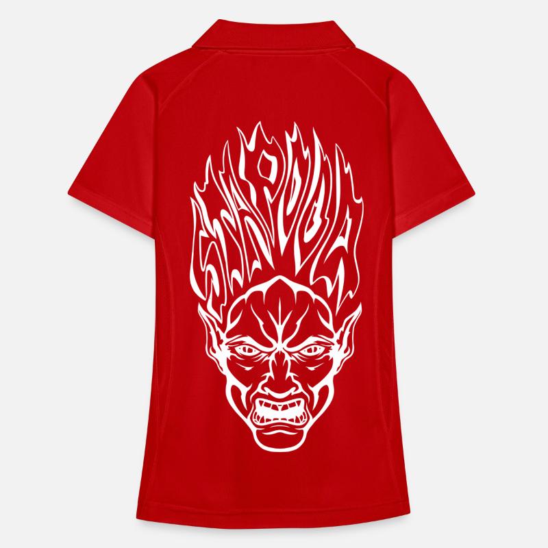 Stapooa dämon1 Frauen Polo atmungsaktiv