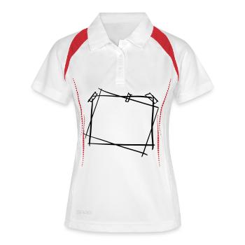 Photo Frames / Picture Frames for Beautiful Memories - Women's Polo breathable - white/red - Front