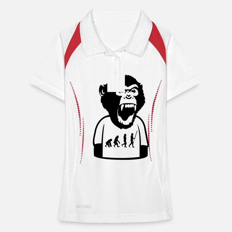 Monkey Evolution Women's Polo breathable