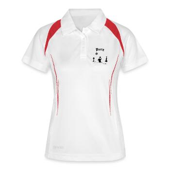 Like It's 1347 Tee - Women's Polo breathable - white/red - Front