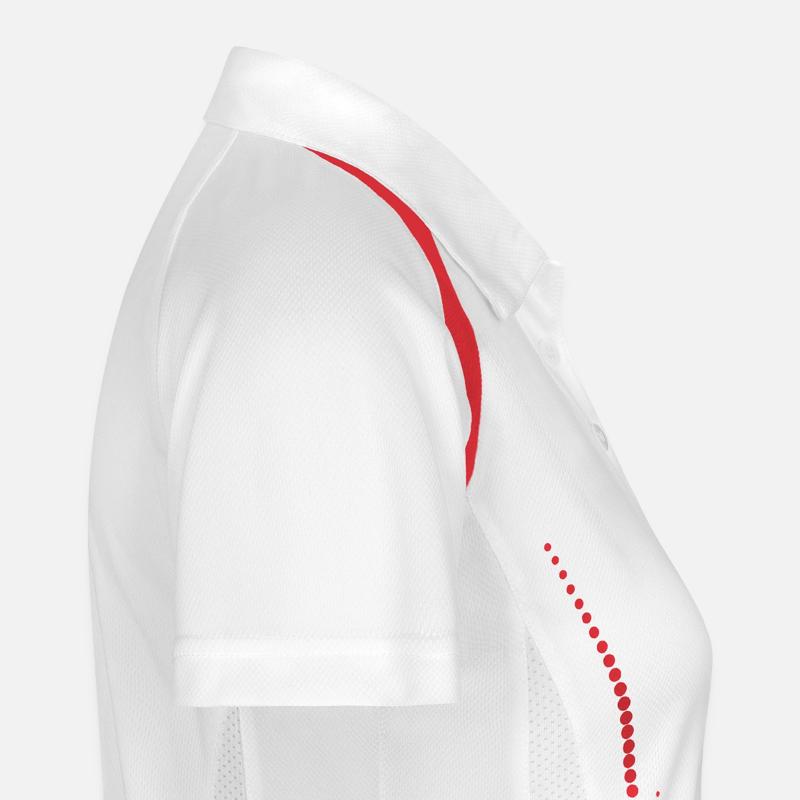 Visage de poupée cassé Polo respirant Femme