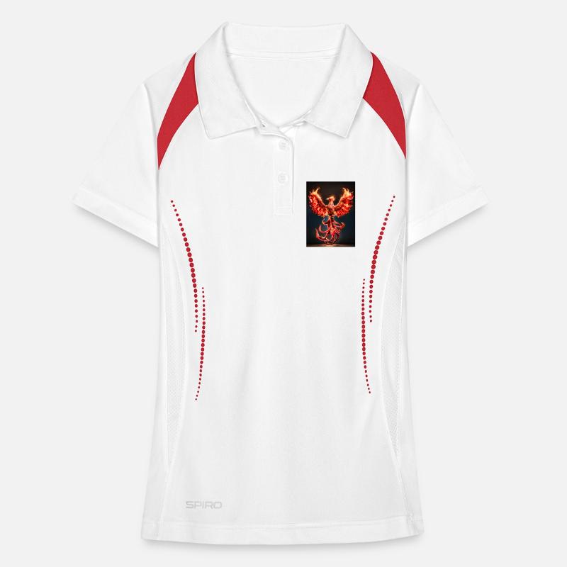 Explosion de Phoenix Firecrest Polo respirant Femme