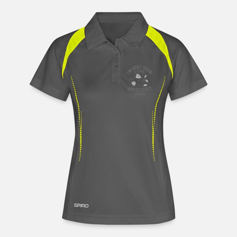 Doing Absolutely Nothing - Women's Polo breathable - grey/lime