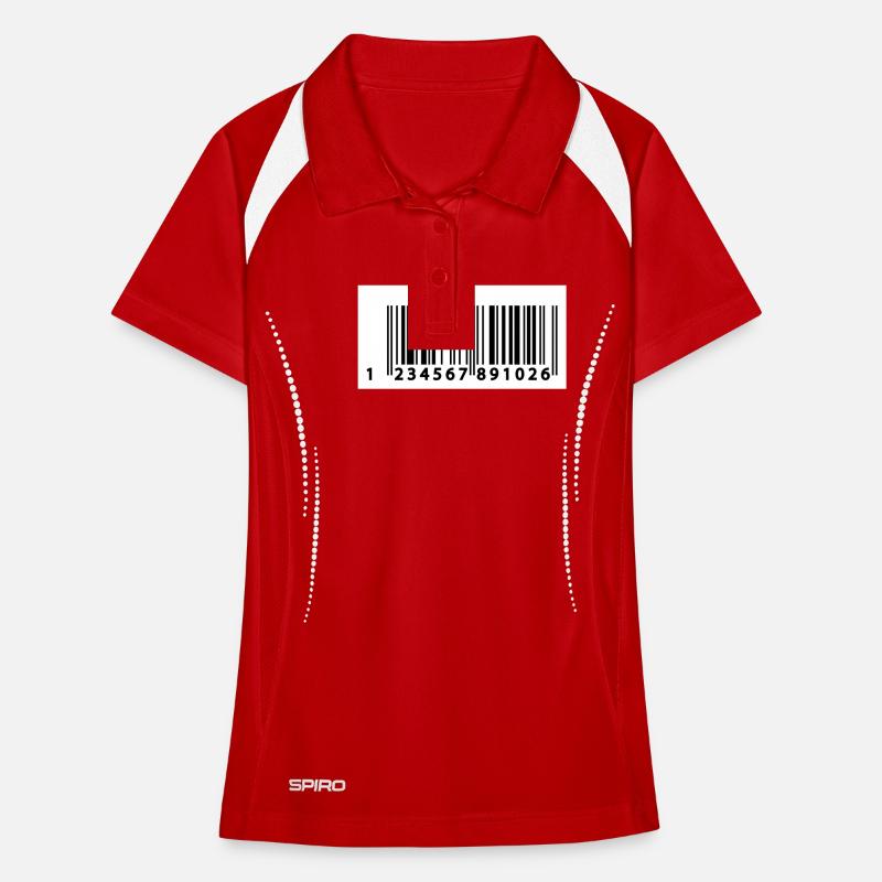 123456789106 EAN Code Frauen Polo atmungsaktiv