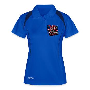 Cassette player, headphones and a turntable - Women's Polo breathable - royal/navy - Front