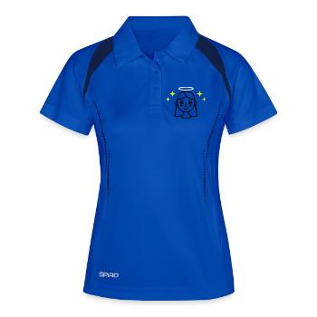 angel-radiant-face-beauty-self-loving - Women's Polo breathable - royal/navy - Front