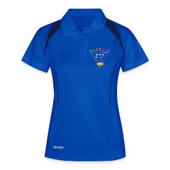 Retro Head Modern Heart 90s Flair - Women's Polo breathable - royal/navy - Front