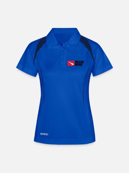 Rescue Diver - Women's Polo breathable - royal/navy