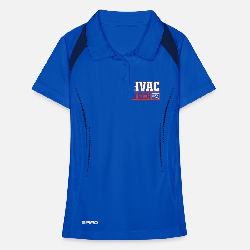 Heating Air Conditioning Technician Technician Refrigeration Technician Women's Polo breathable