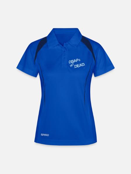 ABAPsNotDead light Blue - Frauen Polo atmungsaktiv - Königsblau/Navy