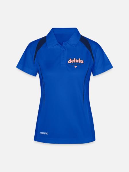 Delulu Thriving Logo - Women's Polo breathable - royal/navy