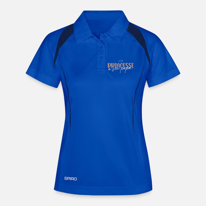 Princess to her daddy - Women's Polo breathable - royal/navy
