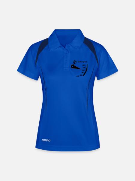 Motorsport Speedometer - Women's Polo breathable - royal/navy