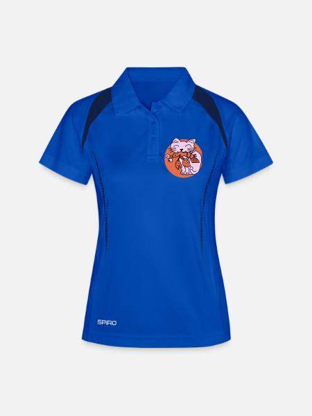Cat eats cancer - Women's Polo breathable - royal/navy