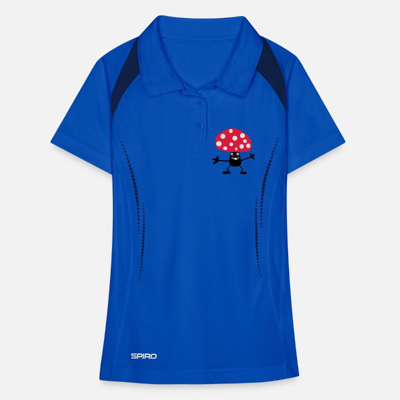 Naughty Toadstool Women's Polo breathable