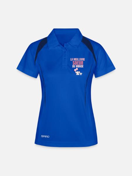 The Best Sister in the Pink World - Women's Polo breathable - royal/navy