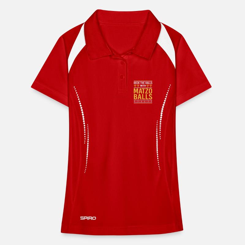 Hanoukka Hanoukka Hanoucca Polo respirant Femme