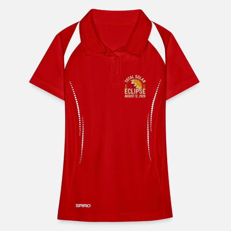 Total Solar Eclipse 2026 Totality August 12 Women's Polo breathable