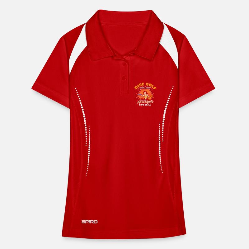 Disc Golf Geschenke Discgolf Frauen Polo atmungsaktiv