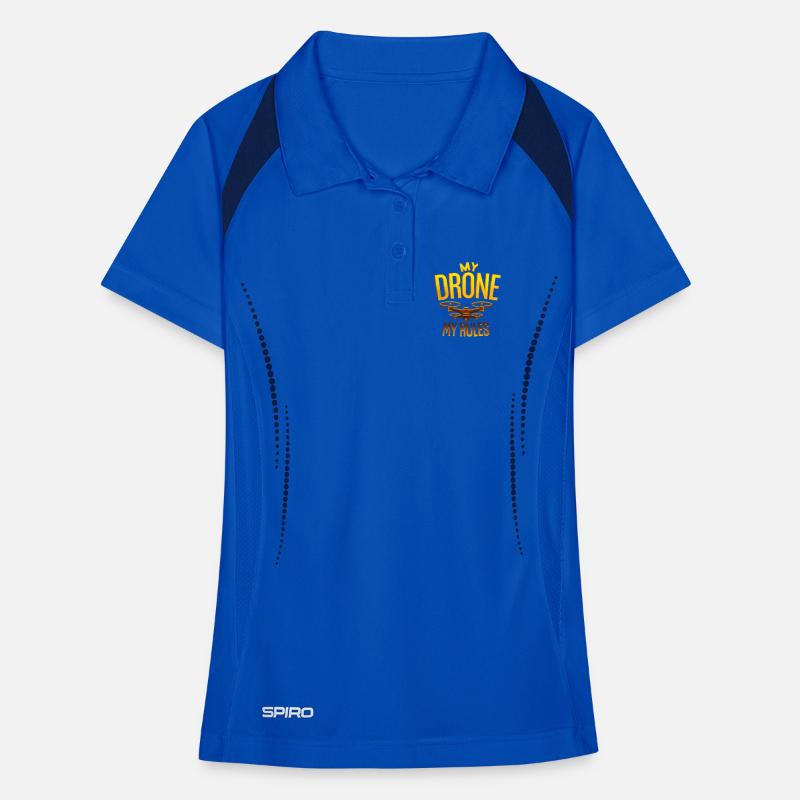 Drone my rules drone pilot Women's Polo breathable