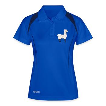 Llama - Women's Polo breathable - royal/navy - Front