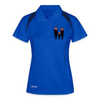 Family Silhouette Dear Children Parents Mom Dad - Women's Polo breathable - royal/navy - Front