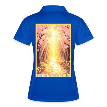 Golden Beacon in Cherry Grove - Women's Polo breathable - royal/navy - Back