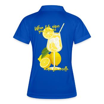 Limoncello - Women's Polo breathable - royal/navy - Back