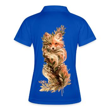 Fuchs - Frauen Polo atmungsaktiv - Königsblau/Navy - Hinten
