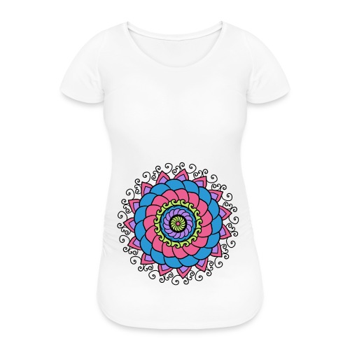Mandala, orientalisches Ornament, bunt35 - Frauen Schwangerschafts-T-Shirt