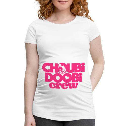 CHOUBI DOOBI CREW PEMBLEM - Frauen Schwangerschafts-T-Shirt