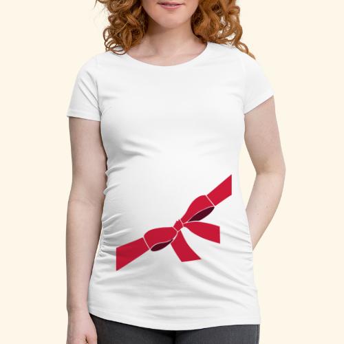 bauchschleife - Frauen Schwangerschafts-T-Shirt